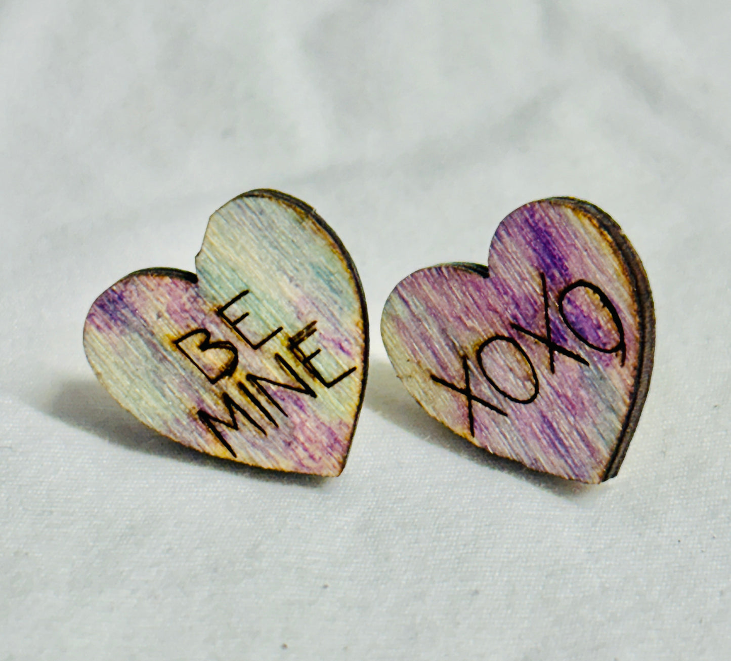 Be Mine - XOXO Heart Stud Earrings