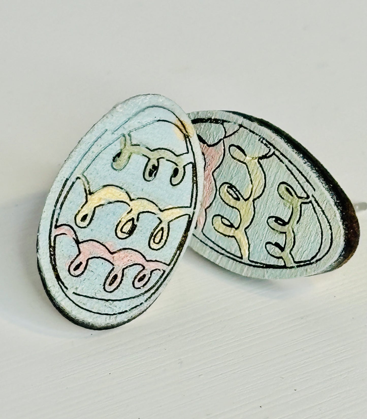 Pastel Easter Egg Stud Earrings