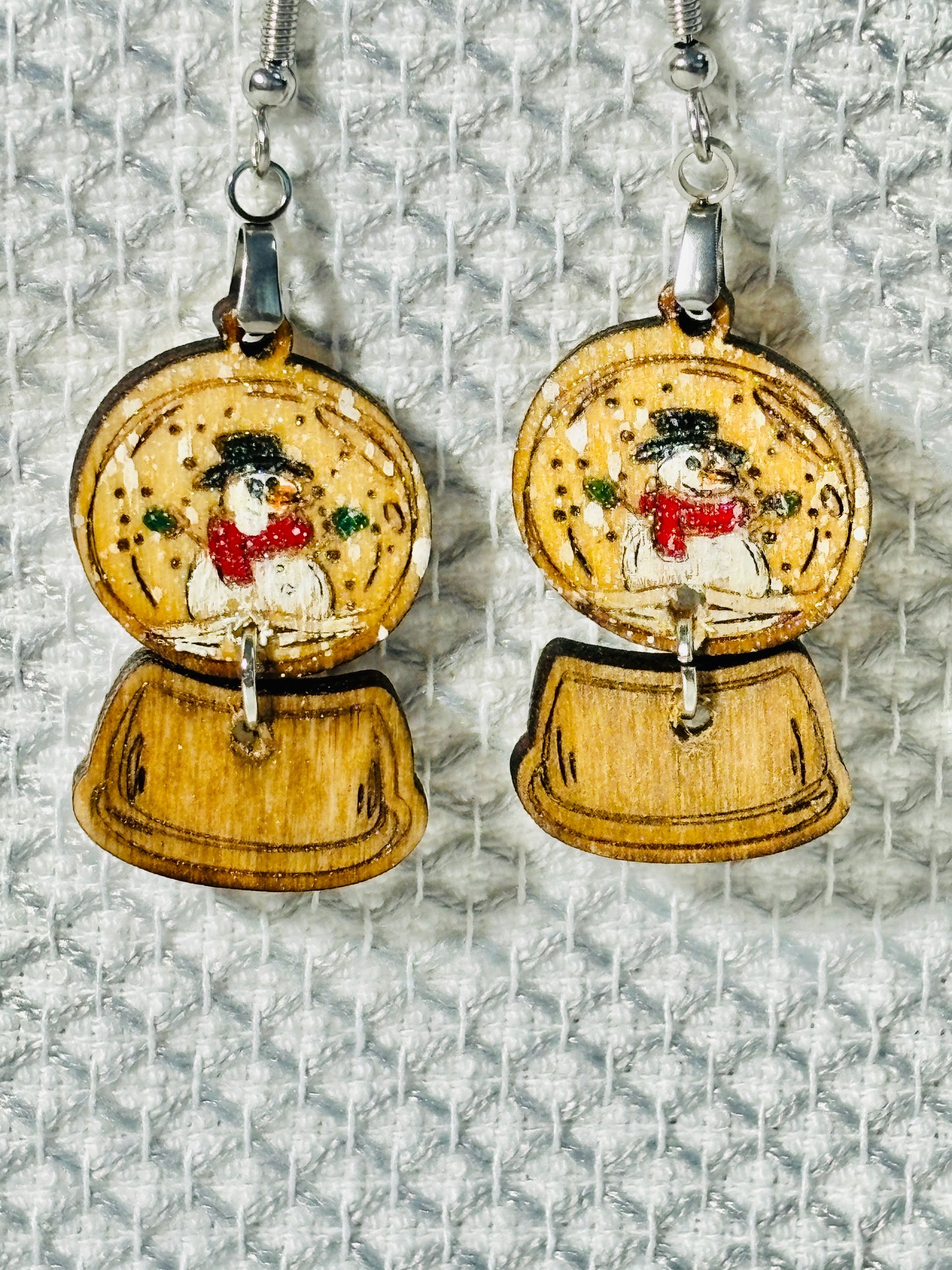 Snow Globe Earring