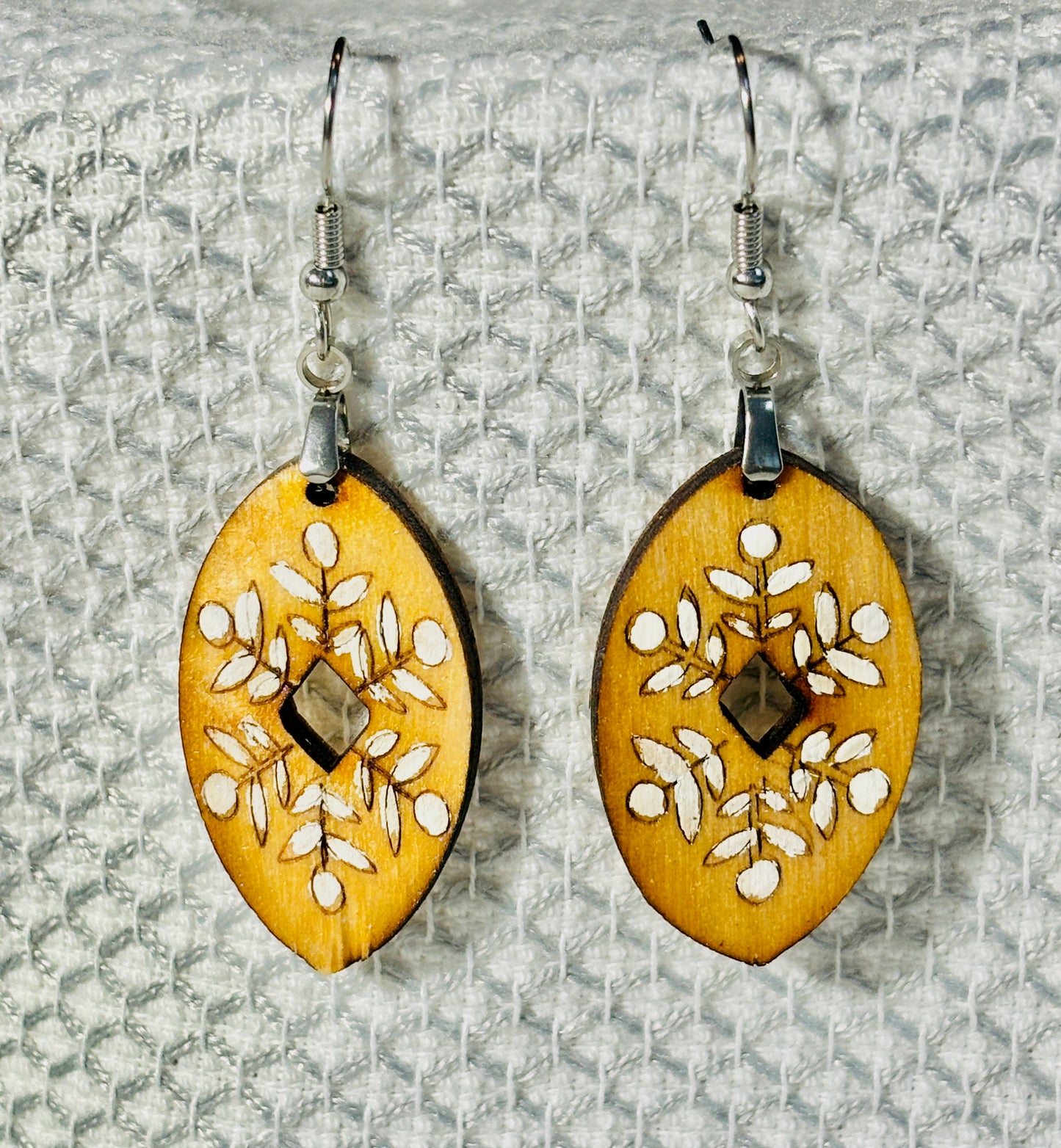Snowflake Diamond Earrings