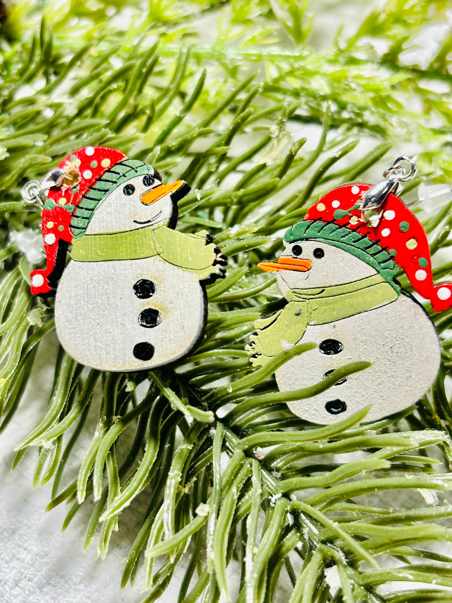 Jolly Snowman Dangles