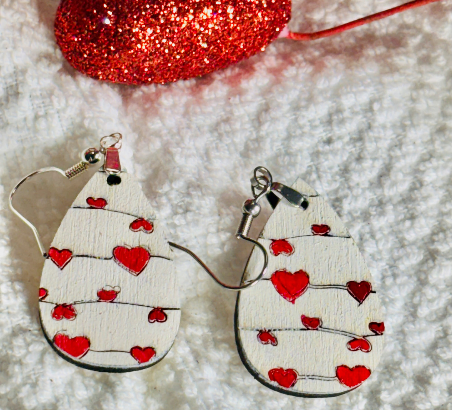 Hearts in a Line