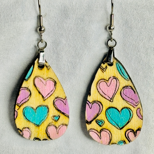 Hearts and More Hearts Earrings