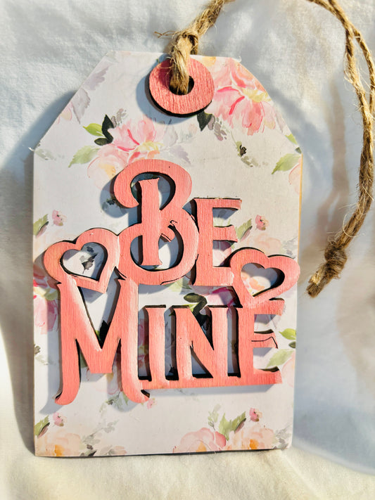 Be Mine Valentine Tag