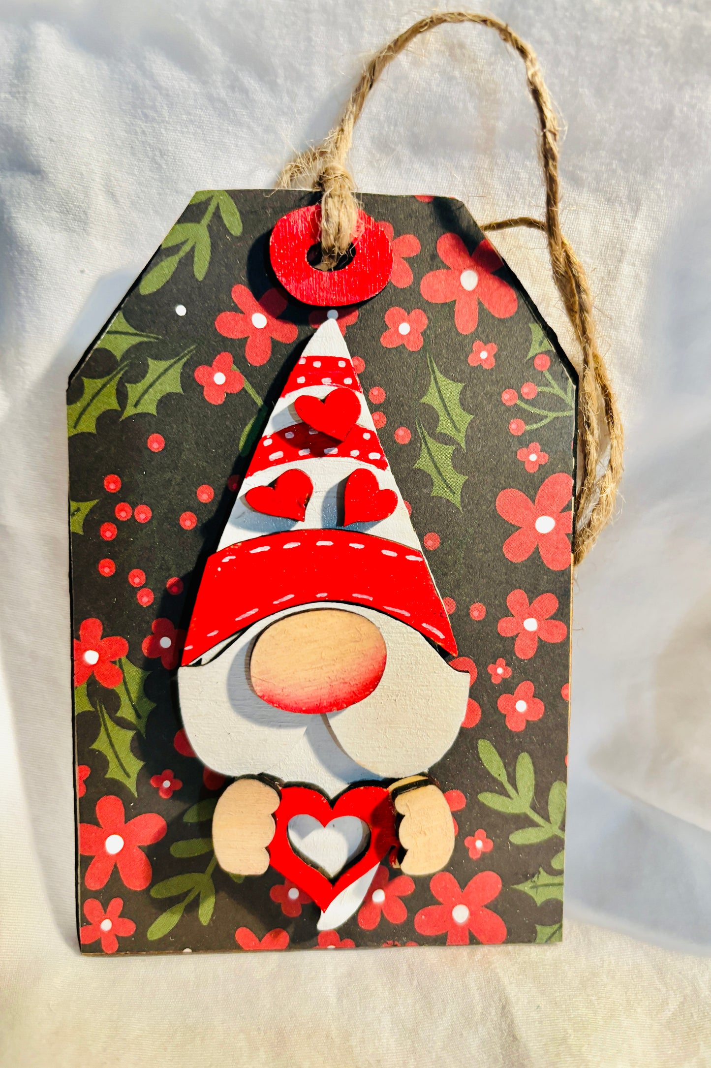 Valentine Gnome Gift Card Holder
