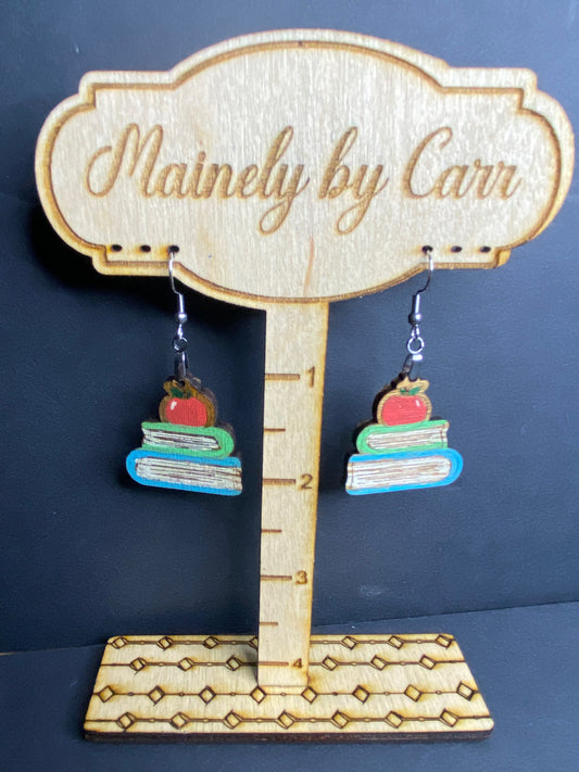 An Apple for the Teacher Dangle Earrings